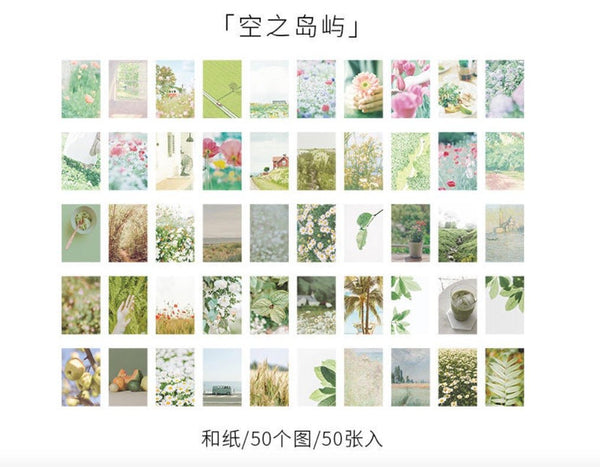 Vibrant Aesthetic Mini Scenery Sticker Booklet - Obsession Designs Co.