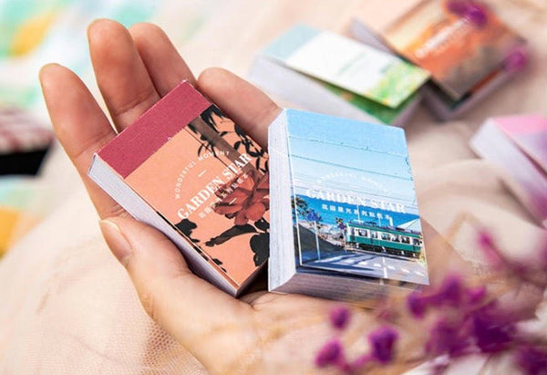 Vibrant Aesthetic Mini Scenery Sticker Booklet - Obsession Designs Co.