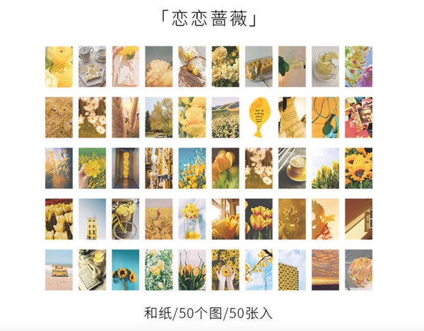 Vibrant Aesthetic Mini Scenery Sticker Booklet - Obsession Designs Co.