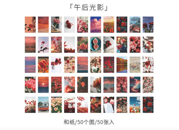 Vibrant Aesthetic Mini Scenery Sticker Booklet - Obsession Designs Co.
