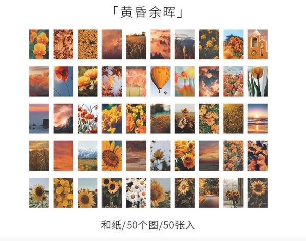 Vibrant Aesthetic Mini Scenery Sticker Booklet - Obsession Designs Co.